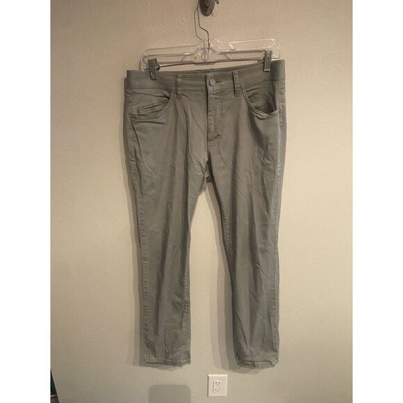 Rhone Pants Mens 30x30 Gray Chino Everyday Twill 5 Pocket Straight Stretch - Picture 1 of 10